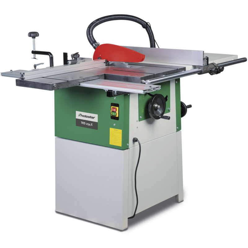 Holzstar - Scie circulaire sur table stationaire hauteur de coupe 80 mm 1,5 kW 400V y comprise lame de scie circulaire dia. 254 mm TKS254E 400V