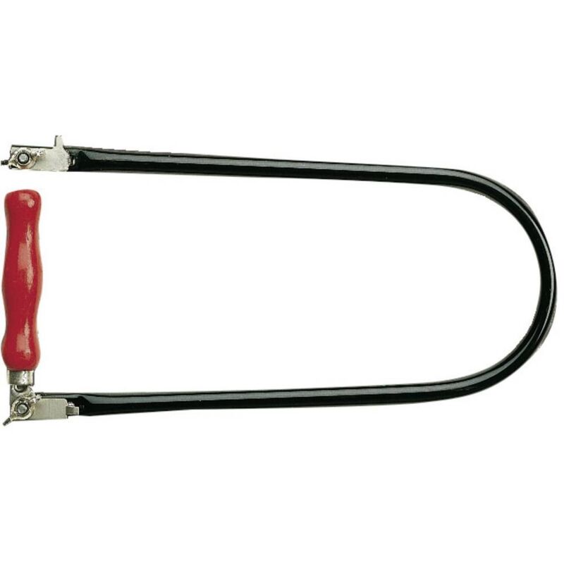 Bahco 502 Fretsaw 300mm Steel Tube Bracket Wooden Handle No Blade