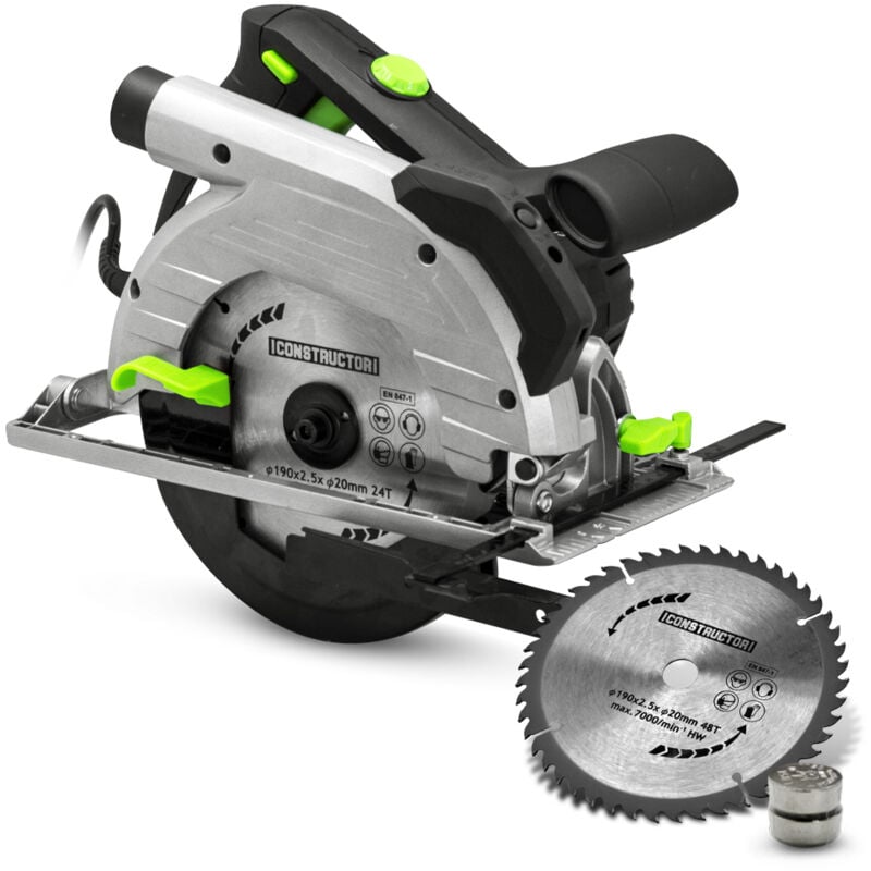Scie circulaire 1350W - 190mm - Constructor