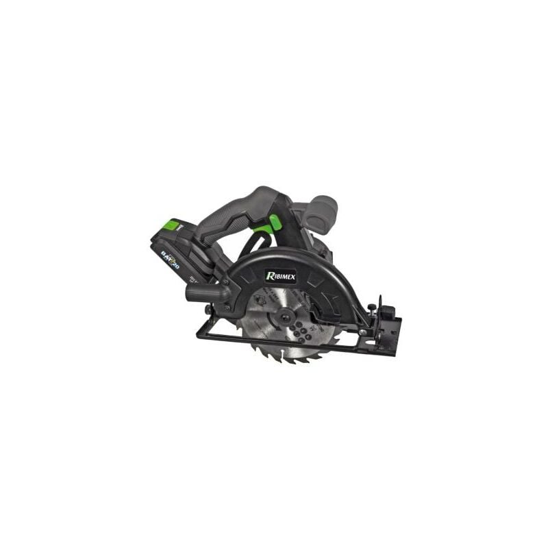 Scie circulaire à batterie 165mm R-BAT20 20v avec batterie et chargeur