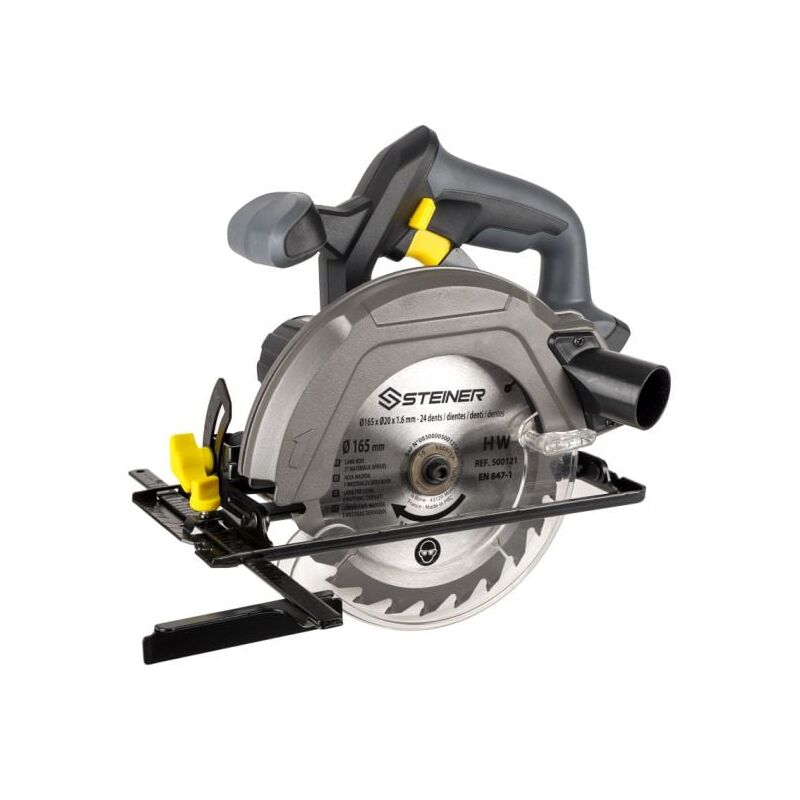 Scie circulaire 165mm sans fil 18V Li-ion Steiner Sans batterie