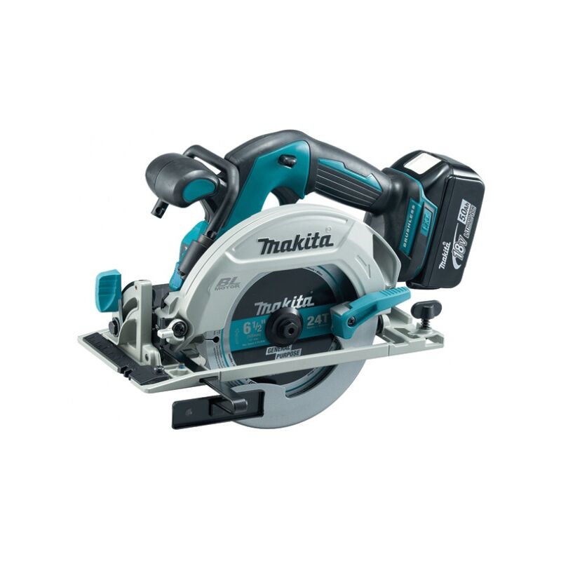 Scie circulaire 18v makita dhs680rtj