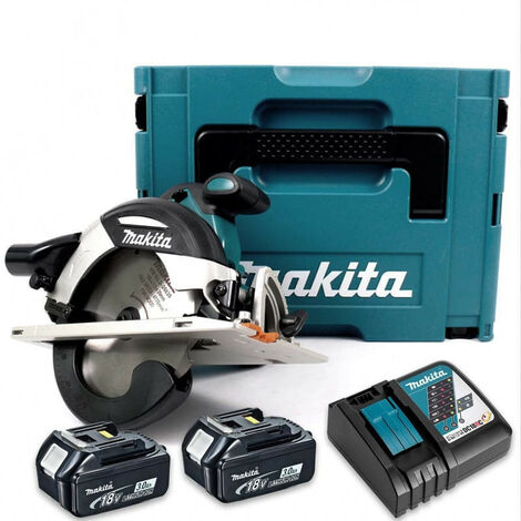 Scie circulaire 18V LXT Ø165 mm (2x3,0 Ah) en MAKPAC - MAKITA DHS630RFJ