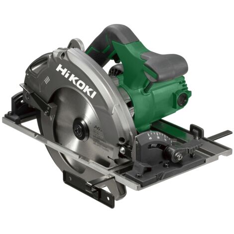 Scie circulaire Ø190 cap.66 1300W frein moteur semelle adaptrail lame bois HCase HIKOKI C7BUMW1Z