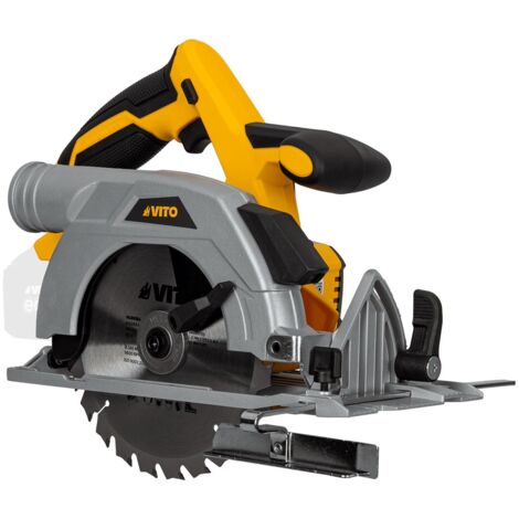 Scie circulaire 20V Lame 165mm Moteur Brushless Sans Batterie Ni chargeur VITO