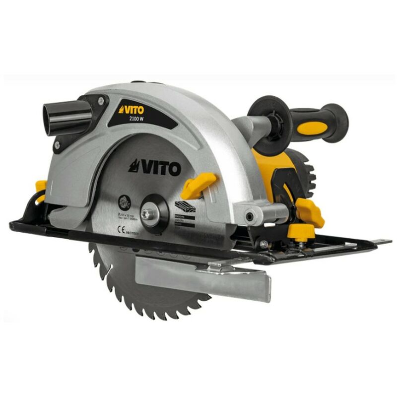 Scie circulaire 2100W- Disque 235 mm - corps aluminium - découpe 45° - 80mm épaisseur Vito