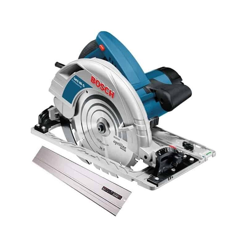 Scie circulaire 235mm 2200W GKS85G + Rail FSN1600 - 060157A930 - Bosch