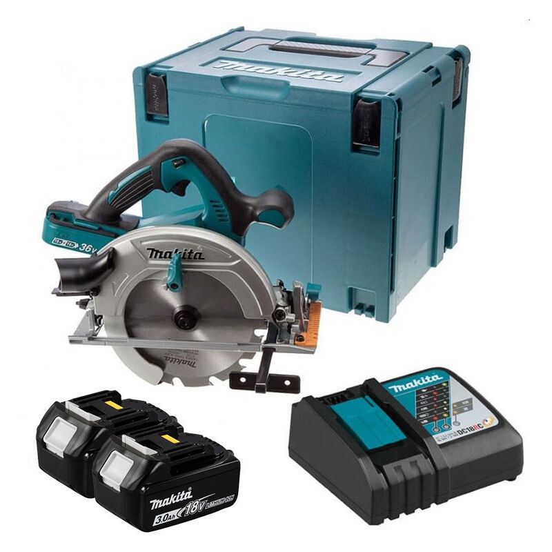 Scie circulaire 36V LXT Ø190 mm 2x30 Ah en MAKPAC MAKITA DHS710RFJ