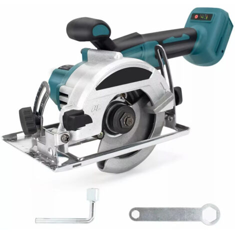 Scie Circulaire 5 Pouces Sans Fil 18V Sans Balais Outil Électrique Portable pour Menuiserie (Sans Batterie)