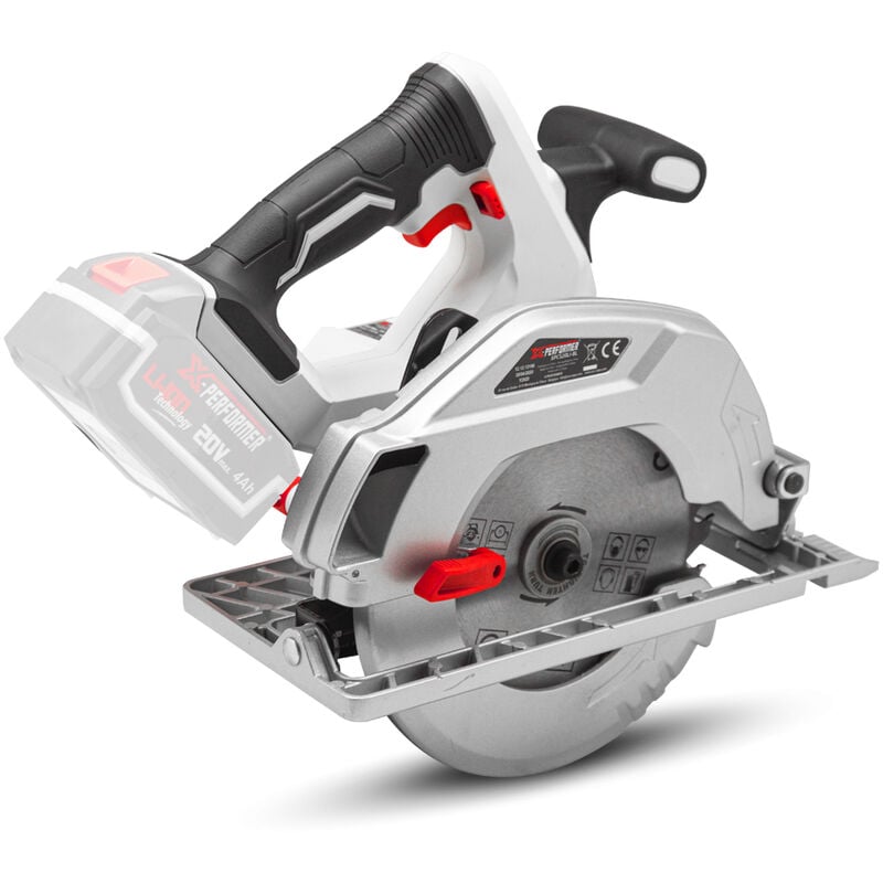 Scie circulaire sans fil 20V livrée sans batterie X-performer