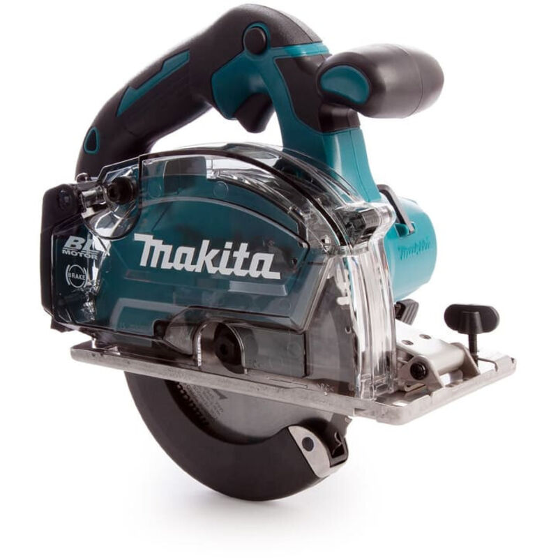 Scie circulaire à métaux 18 v lxt ø 150 mm Makita avec 2 batteries 18 v 5Ah - chargeur - MakPac- DCS553RTJ