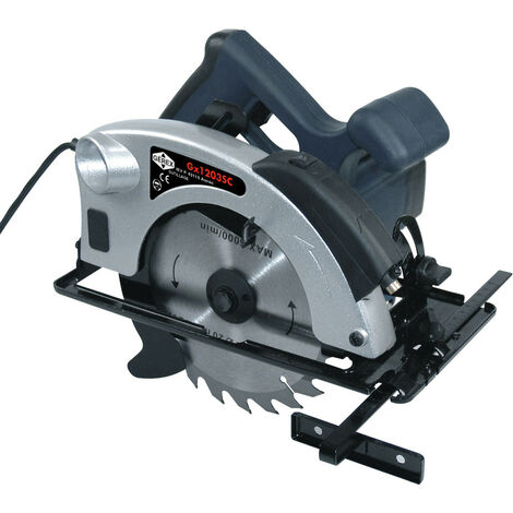 Scie circulaire avec pointeur laser 1200w en mallette - RONDY