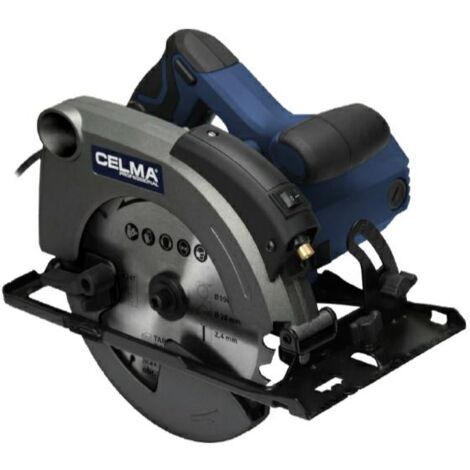 Scie circulaire Celma 1500W 190 mm, avec laser, coupe précise et efficace pour les applications de menuiserie et de construction, idéale pour les travaux professionnels.