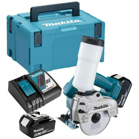 Scie circulaire diamant 18V LXT Ø125 mm (2x5,0 Ah) en MAKPAC - MAKITA DCC501RTJ