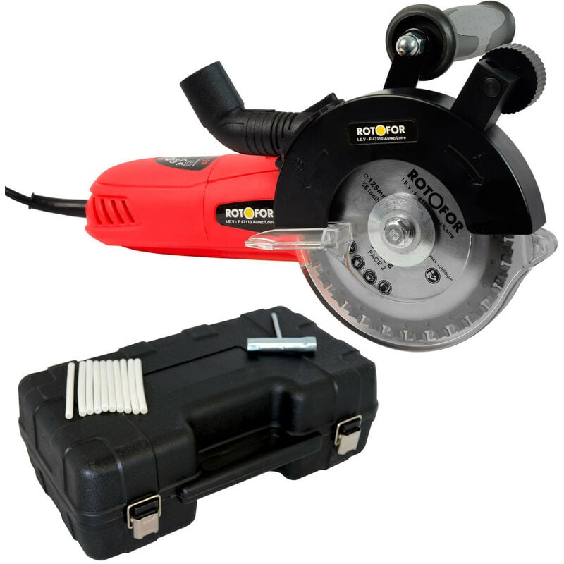 Scie circulaire double lame multi-matériaux 125 mm