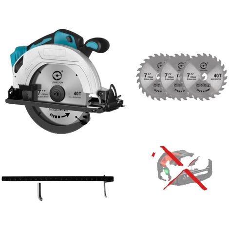 Scie circulaire électrique, moteur brushless, sans fil, sans batterie