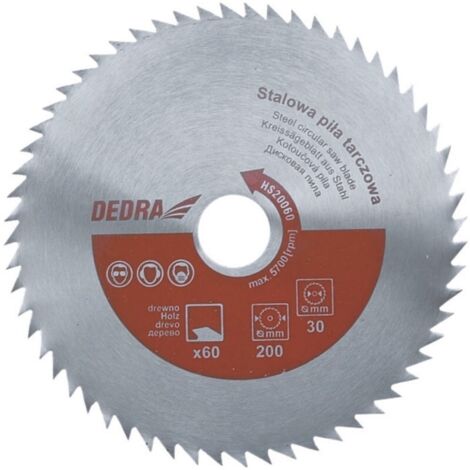 Scie circulaire en acier 500X60X30