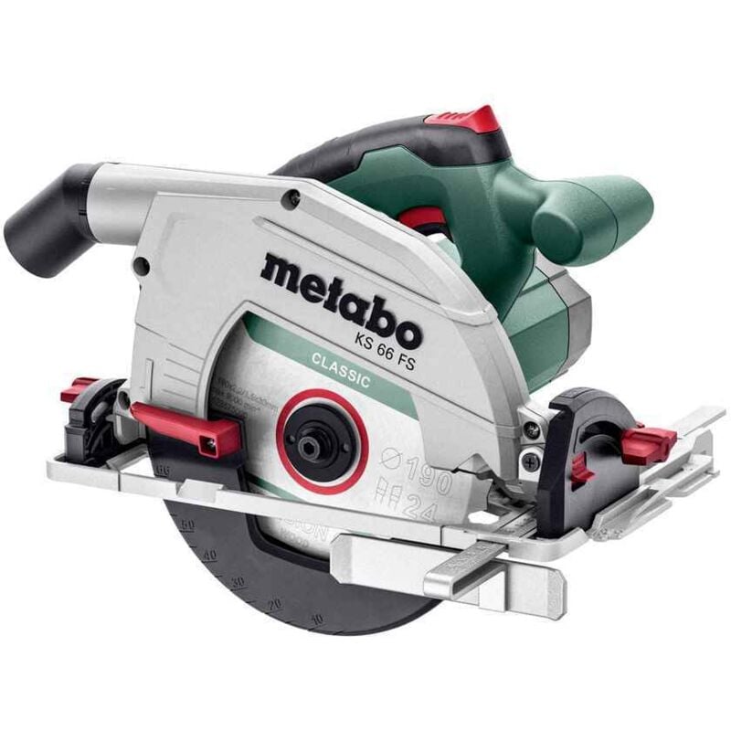 Metabo - Scie circulaire ks 66 fs 601066500 190 mm 1500 w