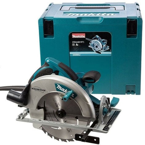 Scie circulaire MAKITA 5008MGJ - 1800 W - Ø 210 mm - En coffret MakPac