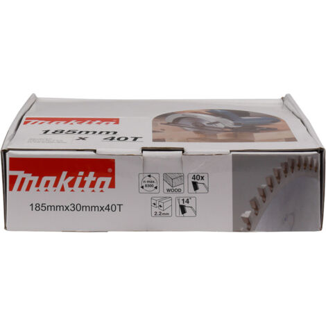 Scie circulaire Makita D-52607-10 185x30mm 40T en carbure 10 pièces.