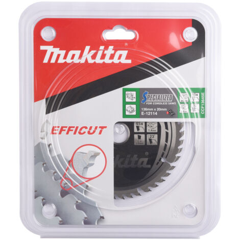 Scie circulaire Makita E-12114 136x1 4x20 mm Z45 23°