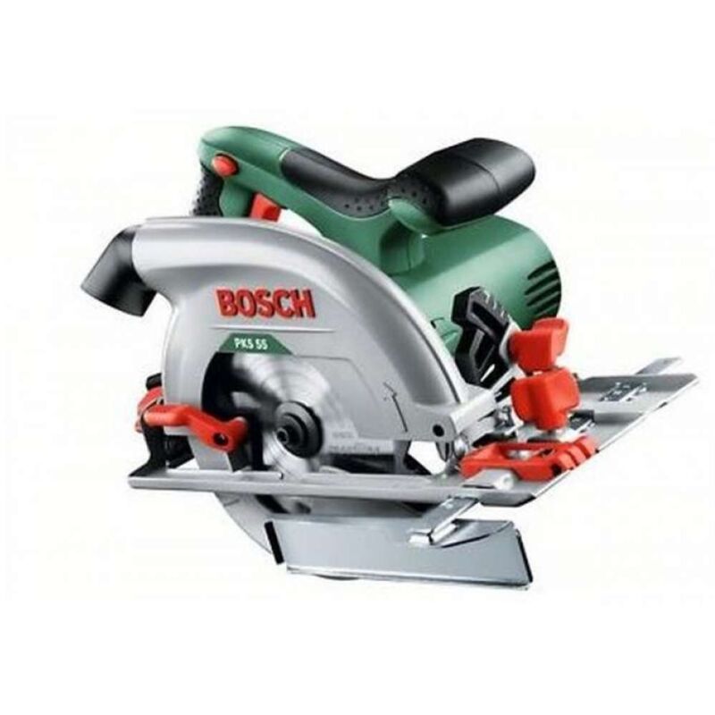Scie circulaire plongeante BOSCH PKS 55 lame 160 mm 5600 trmin profondeur de coupe 55 mm
