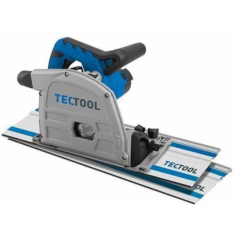 Scie circulaire plongeante TECTOOL TSF 55 avec 1200 watt 2x700m rail de guidage inclus
