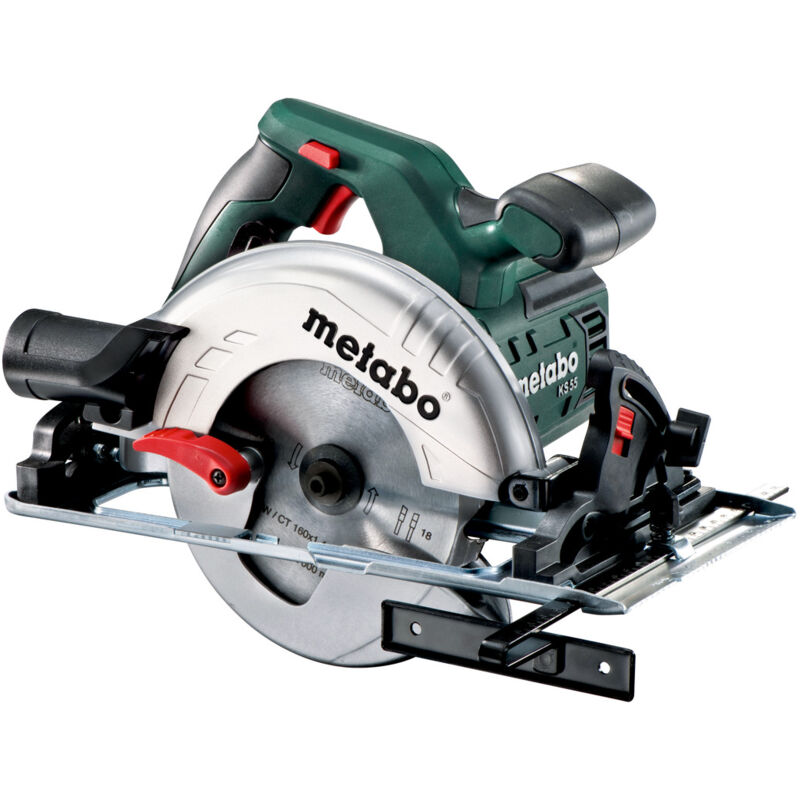 Scie circulaire portative ks 55, 1200 watts dans son carton - Metabo