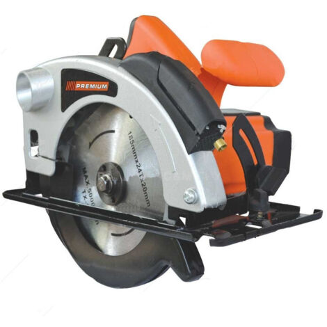 Scie Circulaire Pour Bois Lame 185mm Réglable 1300w 4500 Rpm
