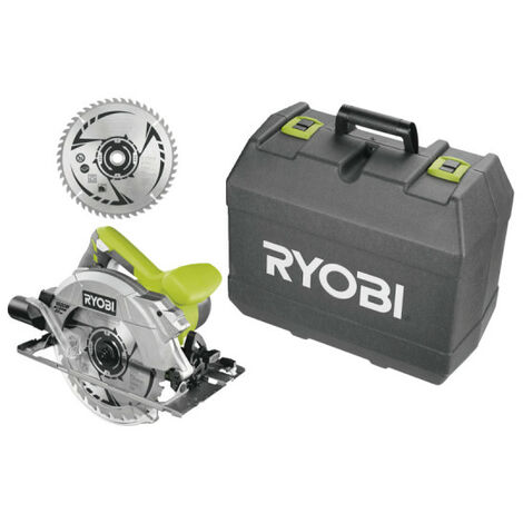 Scie circulaire RYOBI 1600W 66mm - 2 lames 48 dents RCS1600-K2B