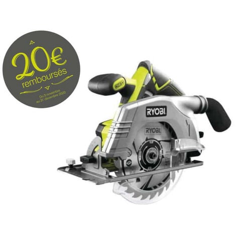 Scie circulaire RYOBI 18 V OnePlus - sans batterie ni chargeur R18CS-0
