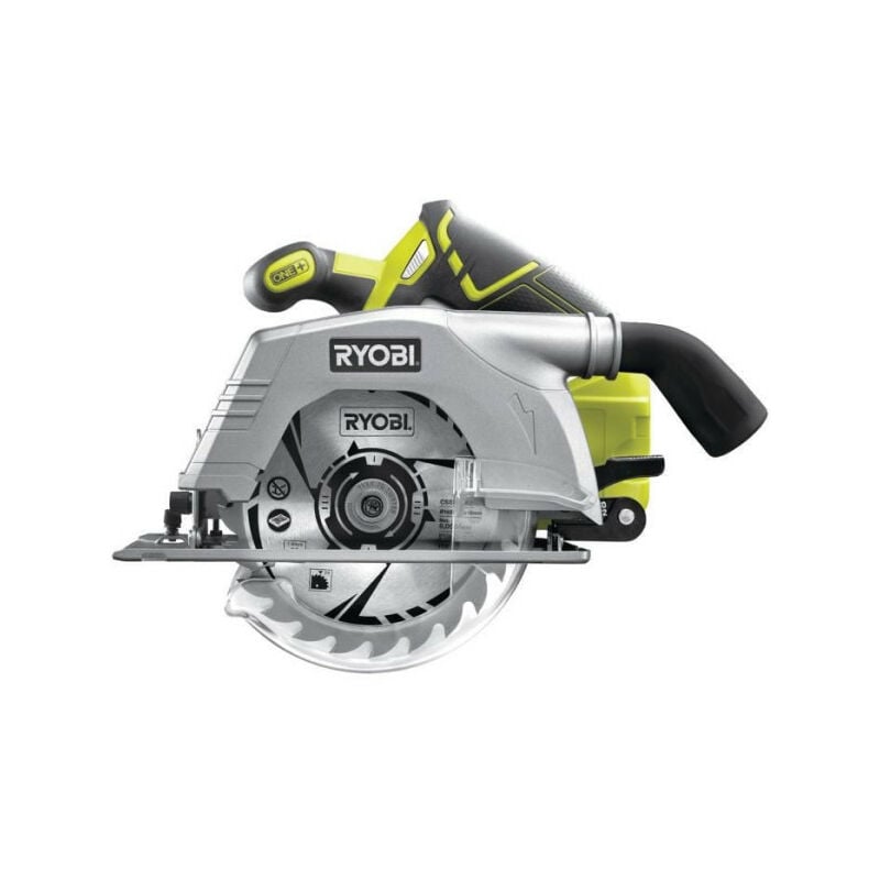 Scie circulaire 18V one+ - diam. 165 mm x 16 mm - 4 700 tr/min - Livrée avec 1 lame 24 dents - R18CS-0 - Ryobi