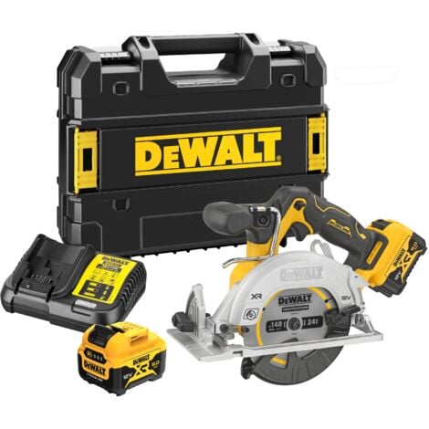 Scie circulaire sans fil DCS512P2 DeWALT, 12 Volts, 2x 5,0 Ah + chargeur dans un TSTAK