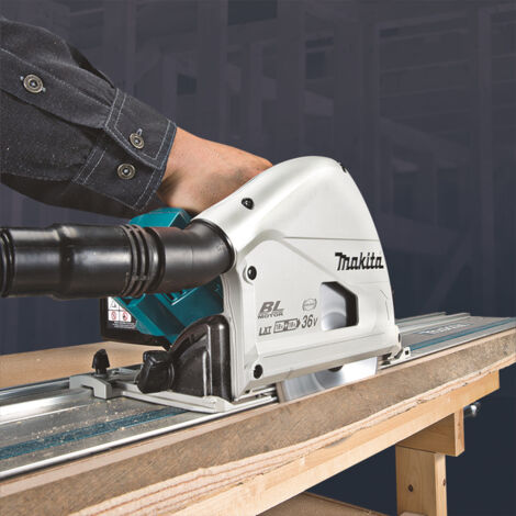 Scie circulaire sans fil Makita DSP600ZJ 2x18 V (sans batterie et chargeur)