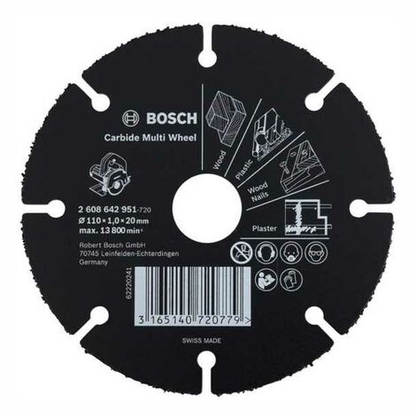 DISQUE BOIS 254MM 60T ECO BOSCH - GAMA OUTILLAGE | Bosch, Algérie