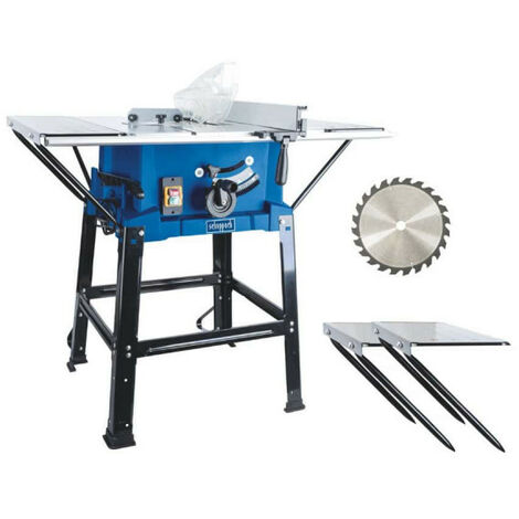 Scie circulaire sur table SCHEPPACH 254 mm 2000W - 2 Lames carbure - HS110 et accesoires