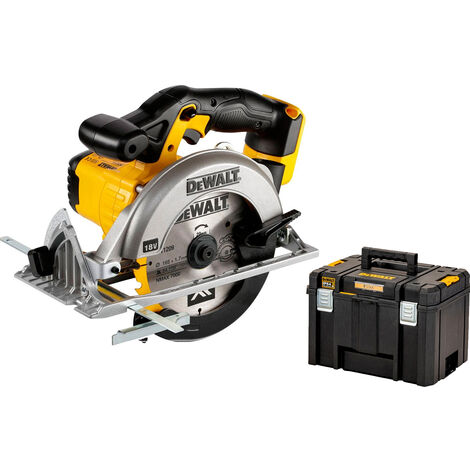 Scie circulaire XR 18V 165mm (sans batterie ni chargeur) en coffret TSTAK - DEWALT - DCS391NT