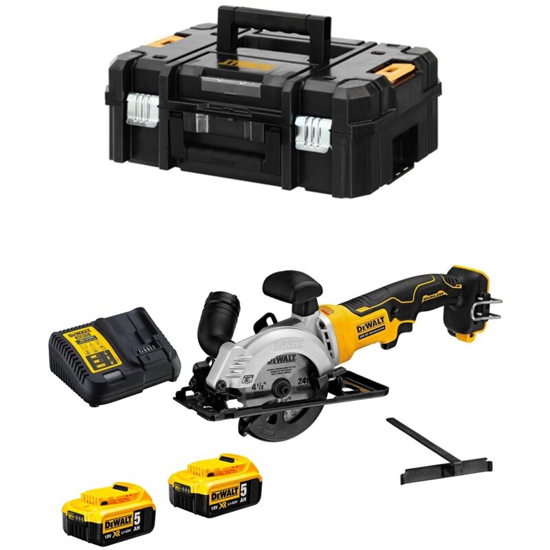 Scie Circulaire Dewalt Dcs571p2t 2 X 5 0 Ah Dcb115 Tstak Ii - vue 2