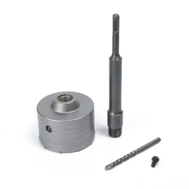 Ugreat - Scie Cloche à Béton 150 mm avec Tige Plus 220 mm Pour Ciment, Brique, Pierre, Mur, Béton Autonivelant