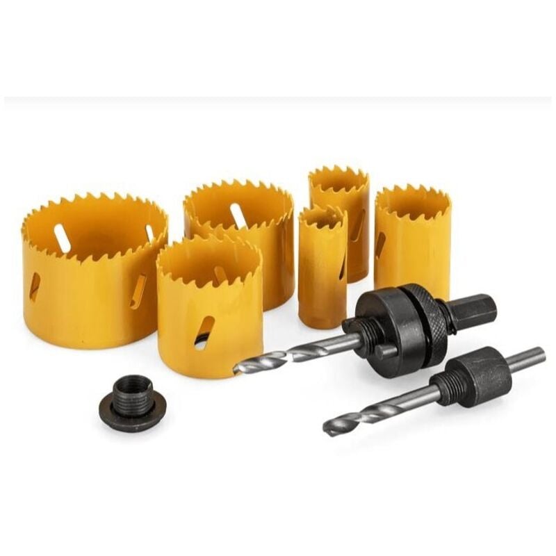 Vito Pro-power - Scie cloche Acier 6 pièces mixtes hss 22, 29, 35, 44, 51, 64 mm en mallette vito