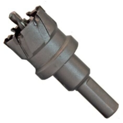 Scie cloche avec mèche d'alignement. Bit Ecef TCT Inox 14x29 mm