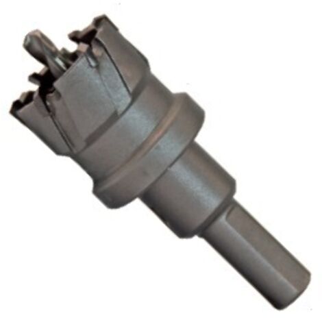 Scie cloche avec mèche d'alignement. Bit Ecef TCT Inox 17x29 mm