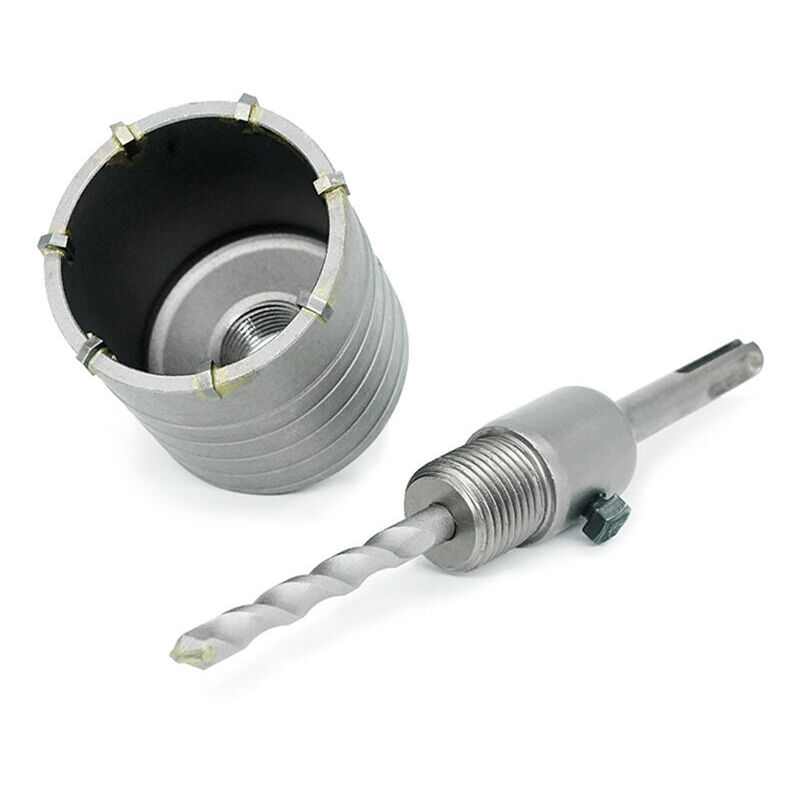 Lauwexe - Scie Cloche Beton, Marbre, Brique, Pierre, Maçonnerie - Scie Trépan Carbure avec Adaptateur et Foret de Centrage 8x110mm - Carotteuse Beton