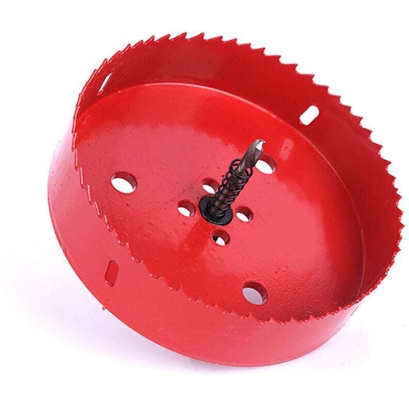 Image of Scie Cloche Bi Métal 150 mm Acier Rapide HSS M42 Tige Hexagonale Pour Aluminium Fer Bois