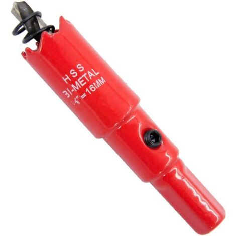 Scie-cloche bi-métal HSS avec tige pour bois et métal
