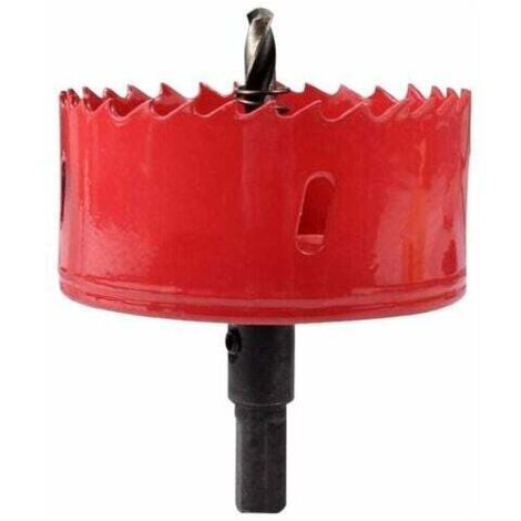 Scie Cloche Bi-Métal M42 HSS 115mm, Trépan pour Fer, Aluminium, Bois, Cloison Sèche, Tuyau et Panneau de Fibres
