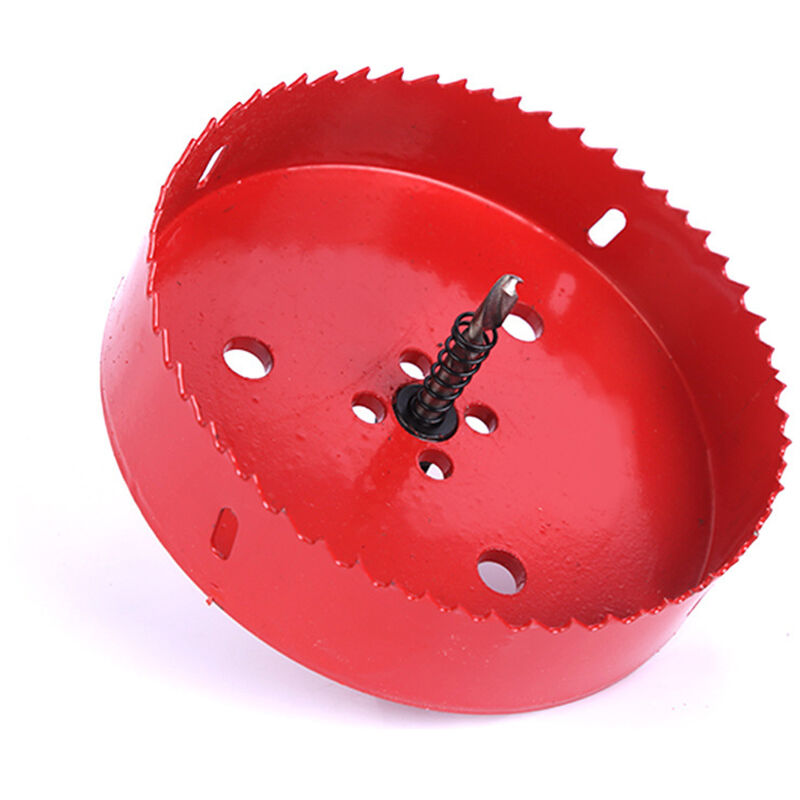 Joorrt - Scie Cloche Bi-Métal ø 150 mm , acier rapide hss M42, avec tige hexagonale et foret pour aluminium, fer et bois