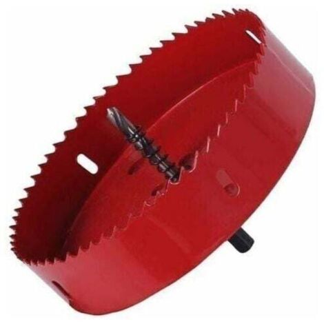 Scie cloche bimétallique 150 mm – Pour perçage bois, plastique, acier – Élimination efficace des copeaux – Compatible perceuses standards