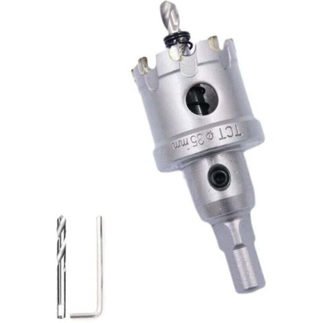 Scie cloche bimétallique en carbure 1-3/8"(35mm) robuste de qualité industrielle coupe trou en acier inoxydable