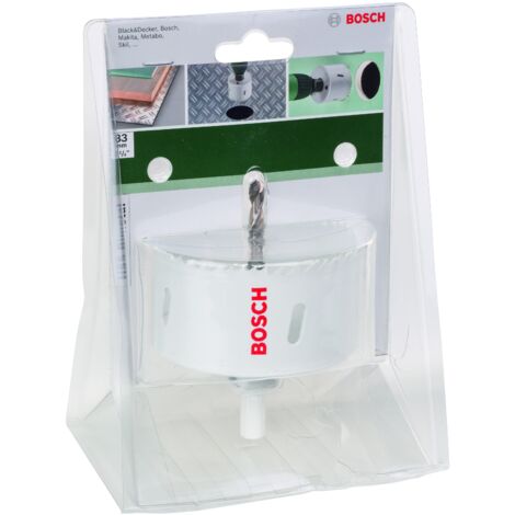 Bosch – Scie cloche bimétallique HSS 83 mm – Pour métaux ferreux – Longueur 158 mm – Coupe nette et durable - 2609255618